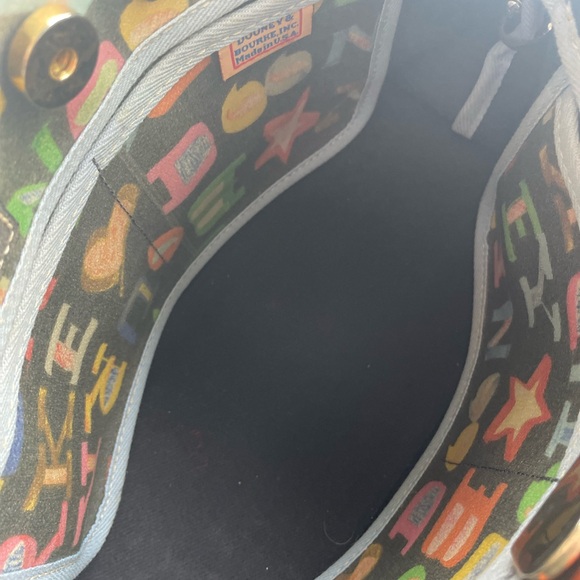 Dooney & Bourke Multicolor Canvas Tote - Picture 5 of 5